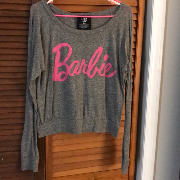 Recycled Karma Tops - Barbie logo long sleeved top